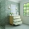 James Martin Vanities 36'' Sgl Vanity, Sunwashed Oak W/ Embossed Shagreen W/ Sgl Hole 3CM Wht Zeus Quartz Top & Bcksplsh D604-V36-SHG-1WZ - alternate 4